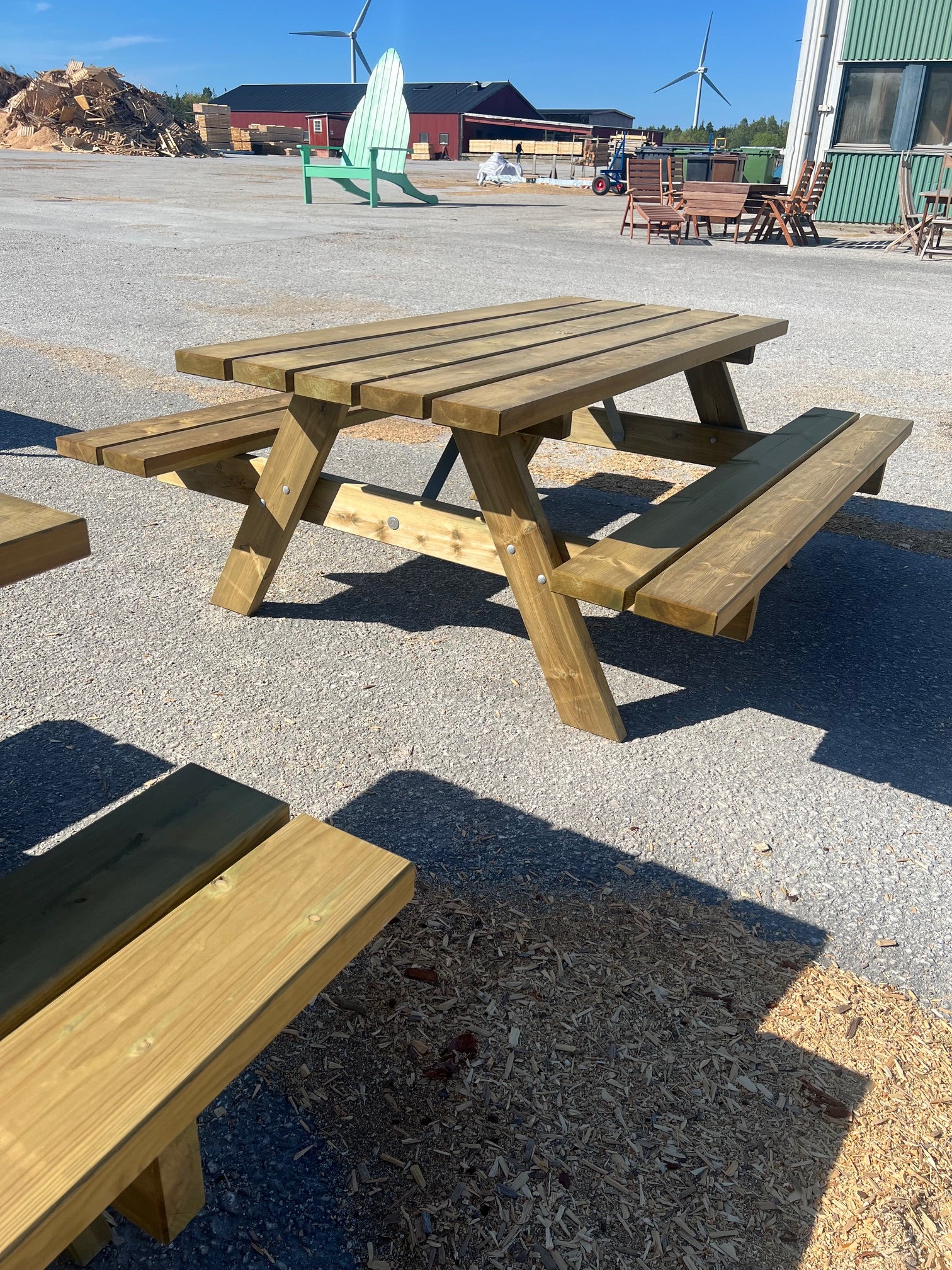 Bänkbord Hejnum Impregnerad