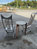 Gunnfjaun Stolar och marmorbord